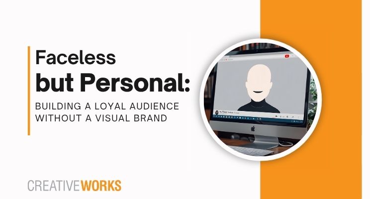 an image of a faceless youtuber and blog post title