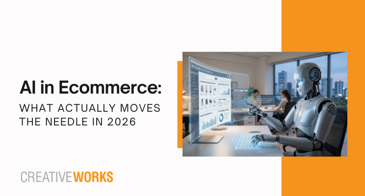 AI robot working on an ecommerce site