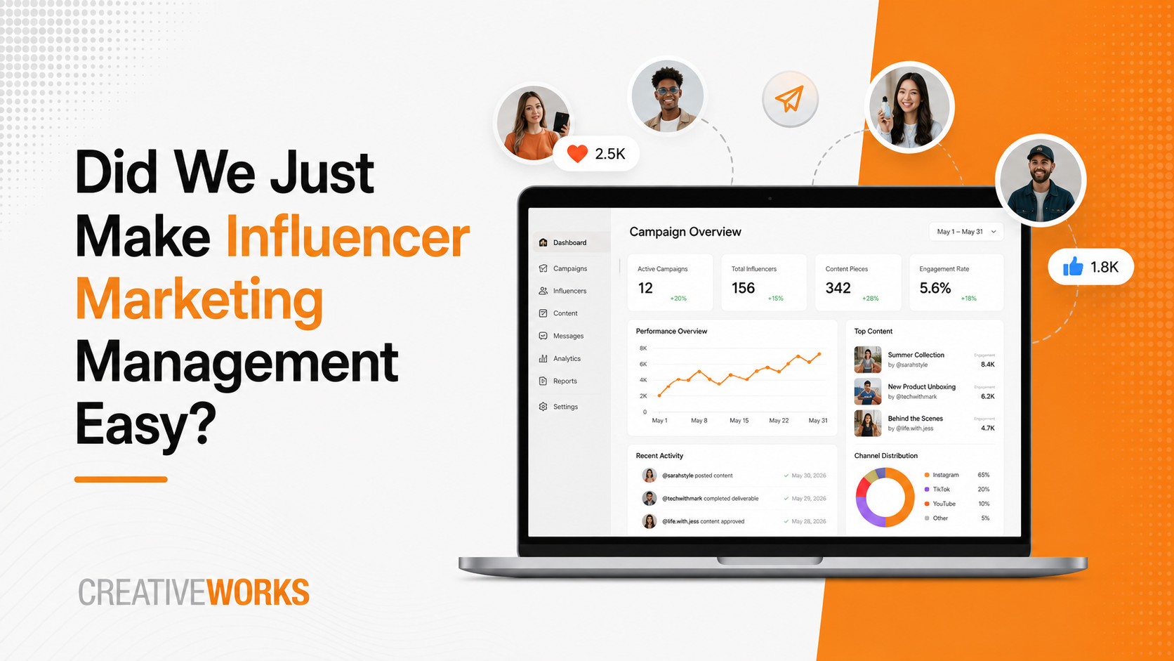 Influencer marketing management platform