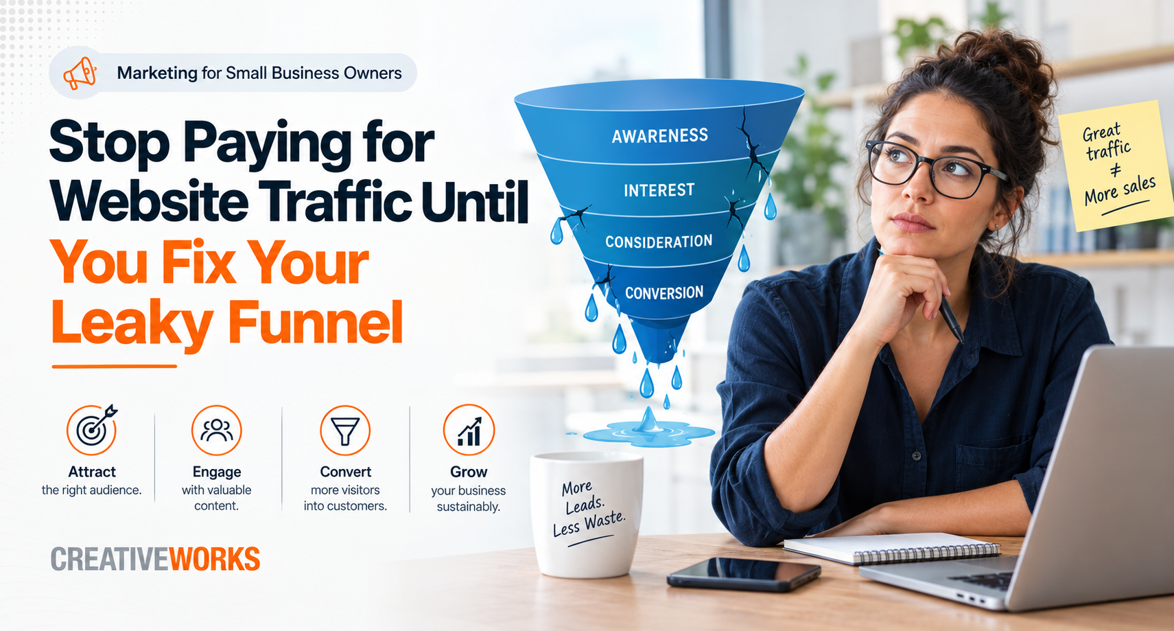 fix your leaky marketing funnel